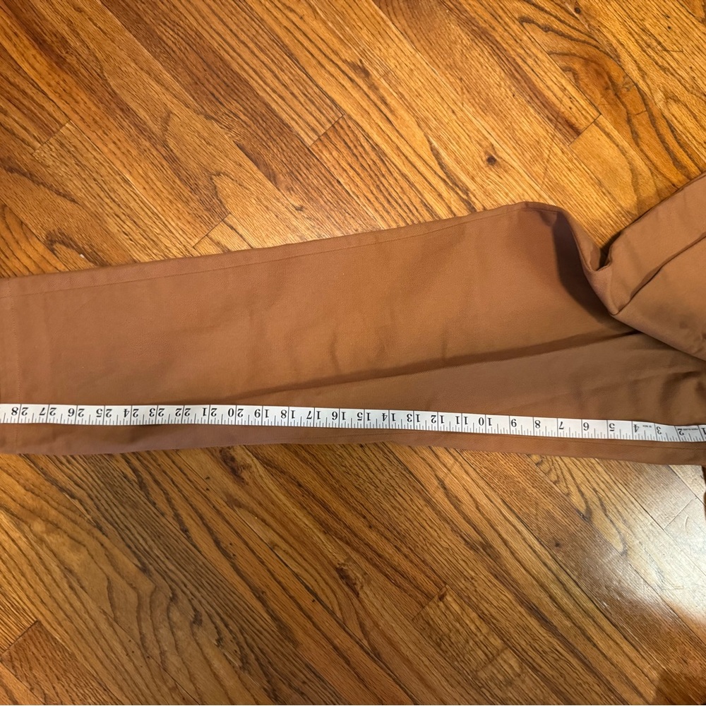 Uncle Studios Cotton Bloomers size small nwot High-Waisted camel Trousers - Picture 9 of 11